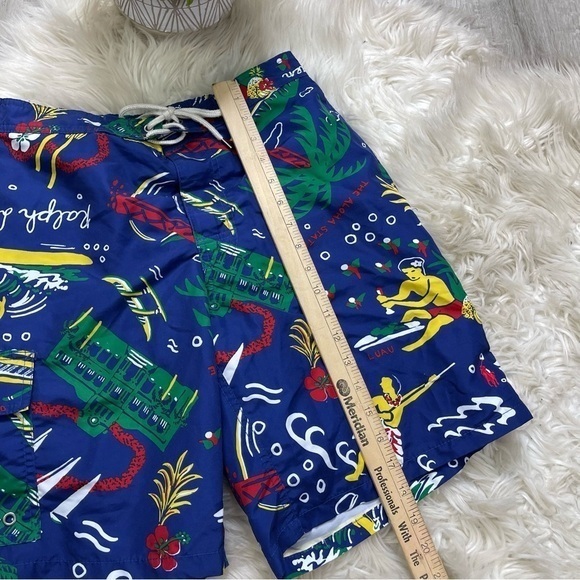 Polo Ralph Lauren Hawaiian Print Swim Trunks - Picture 3 of 7